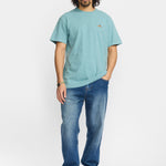 Camiseta REVOLUTION Application SKI Turquesa Jaspeado, modelo completo