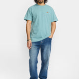 Camiseta REVOLUTION Application SKI Turquesa Jaspeado, modelo completo