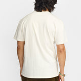 Camiseta REVOLUTION Application Seagull Blanco Roto, modelo espalda