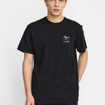 Camiseta REVOLUTION Espresso Negro, modelo frontal