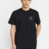 Camiseta REVOLUTION Espresso Negro, modelo frontal