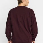 Sudadera REVOLUTION Application CRO Burdeos, modelo espalda