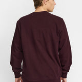 Sudadera REVOLUTION Application CRO Burdeos, modelo espalda