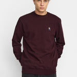 Sudadera REVOLUTION Application CRO Burdeos, modelo frontal