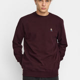 Sudadera REVOLUTION Application CRO Burdeos, modelo frontal