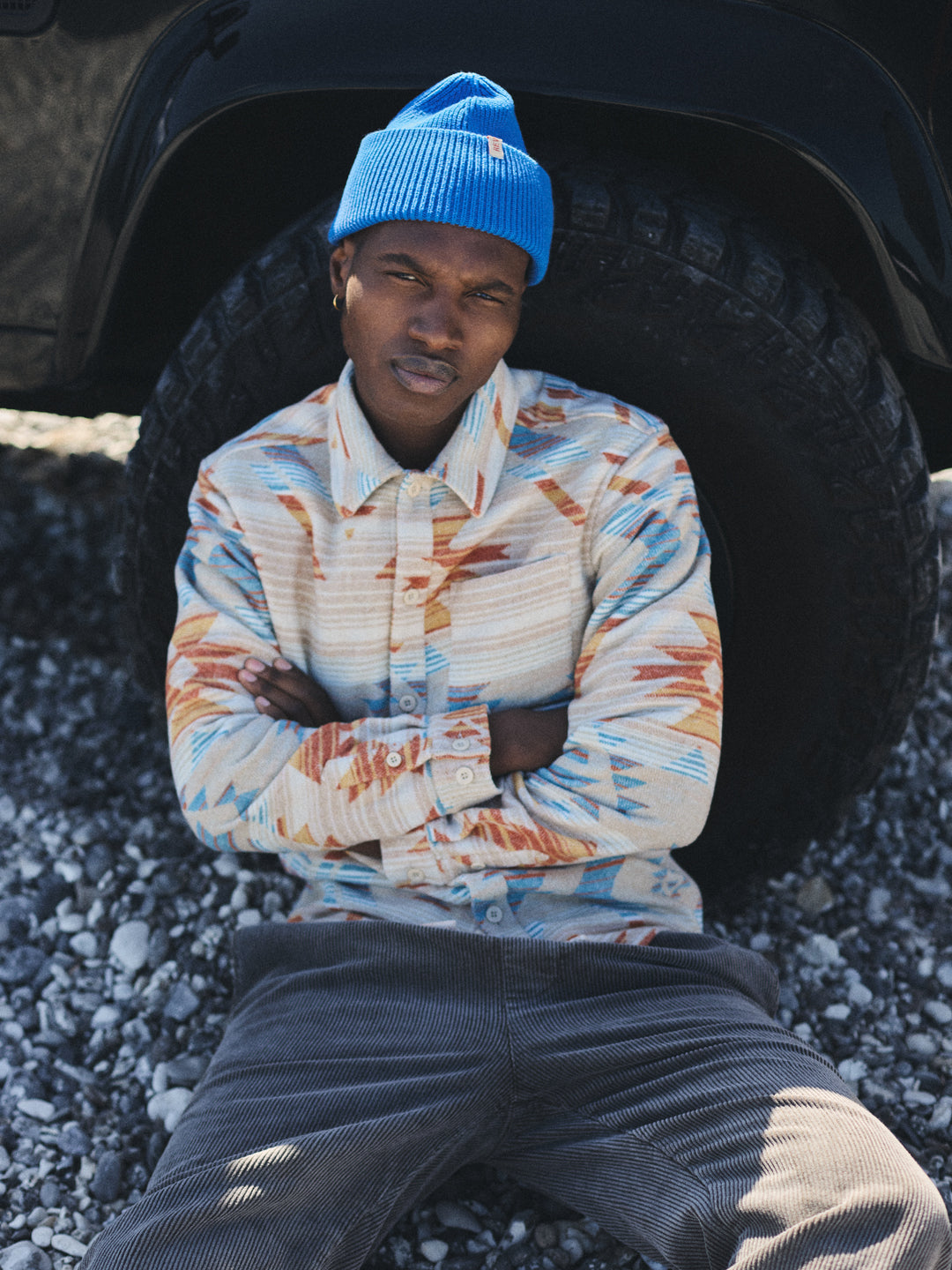 Sobrecamisa REVOLUTION Casual Shirt 3261 Azul Multicolor, campana