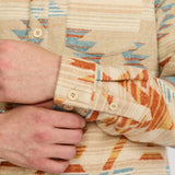 Sobrecamisa REVOLUTION Casual Shirt 3261 Azul Multicolor, detalle punos