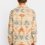 Sobrecamisa REVOLUTION Casual Shirt 3261 Azul Multicolor, modelo espalda