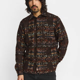 Camisa REVOLUTION Casual Shirt 3278 Marrón Multicolor, modelo frontal