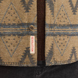 Camisa REVOLUTION Casual Shirt 3280 Azul y Caqui, detalle bajo