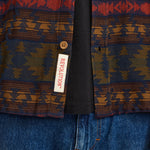 Camisa REVOLUTION Jacquard Shirt 3287 Azul Marino Multicolor, detalle bajo