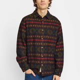 Camisa REVOLUTION Jacquard Shirt 3287 Azul Marino Multicolor, modelo frontal