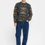 Jersey REVOLUTION Jacquard Knit 6626 Gris Oscuro Multicolor, modelo completo