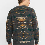 Jersey REVOLUTION Jacquard Knit 6626 Gris Oscuro Multicolor, modelo espalda