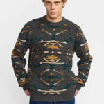Jersey REVOLUTION Jacquard Knit 6626 Gris Oscuro Multicolor, modelo frontal alternativo