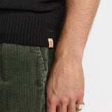 Chaleco REVOLUTION Knit Vest 6630 Negro, detalle punto