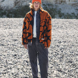 Chaqueta REVOLUTION Graphic Teddy 7025 Naranja, campana