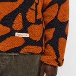 Chaqueta REVOLUTION Graphic Teddy 7025 Naranja, detalle puno