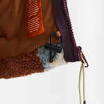 Chaqueta REVOLUTION Multicolor Teddy 7026 Marrón Multicolor, detalle bajo