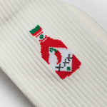 Calcetines REVOLUTION 8925 CHI Chili Blanco, detalle grafico