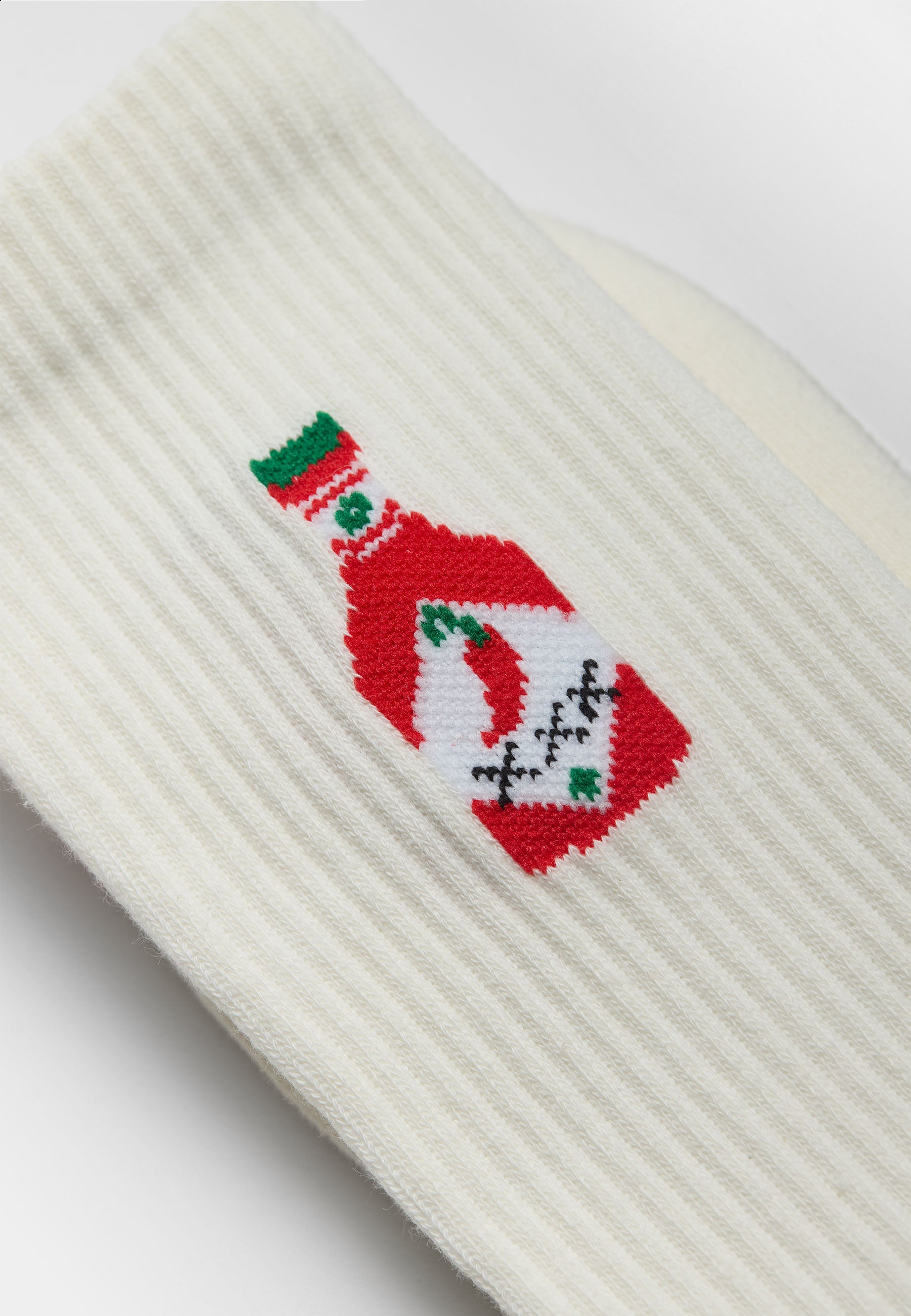Calcetines REVOLUTION 8925 CHI Chili Blanco, detalle grafico