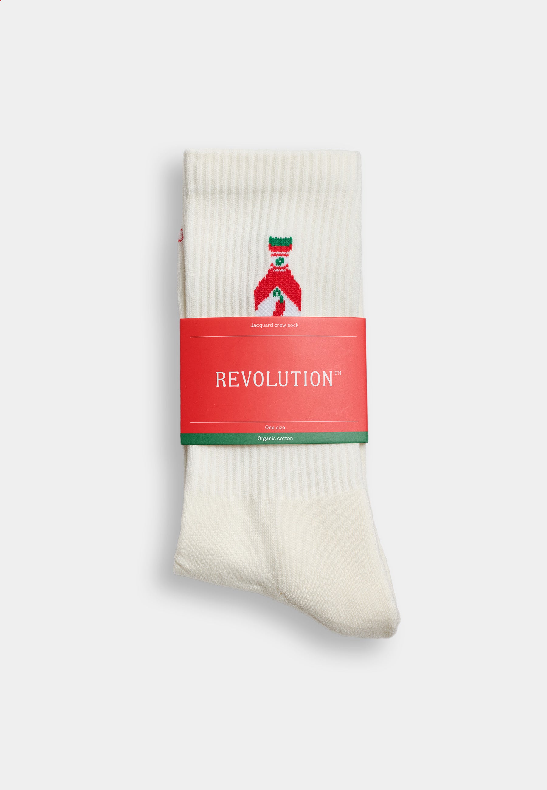 Calcetines REVOLUTION 8925 CHI Chili Blanco, presentacion