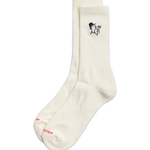Calcetines REVOLUTION 8925 COF Coffee Blanco, frontal
