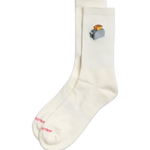 Calcetines REVOLUTION 8925 TOA Toaster Blanco, frontal