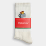 Calcetines REVOLUTION 8925 TOA Toaster Blanco, presentacion