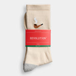 Calcetines REVOLUTION 8927 PIP Pipe Blanco Roto, presentacion
