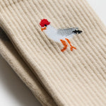 Calcetines REVOLUTION 8927 SEA Seagull Blanco Roto, detalle grafico