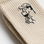 Calcetines REVOLUTION 8927 SME Smell Blanco Roto, detalle grafico