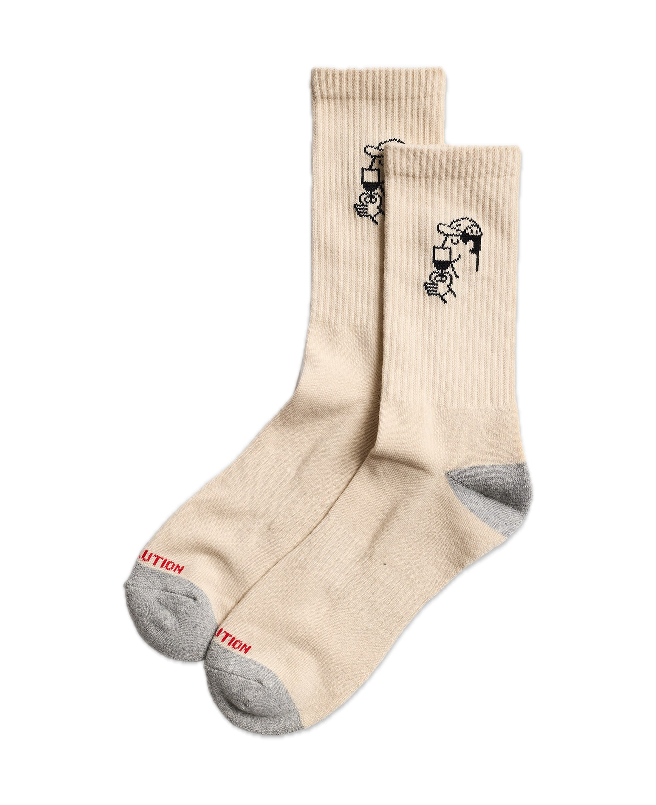 Calcetines REVOLUTION 8927 SME Smell Blanco Roto, frontal