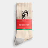 Calcetines REVOLUTION 8927 SME Smell Blanco Roto, presentacion