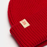 Gorro REVOLUTION Fisherman Beanie Rojo, detalle