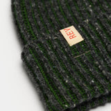 Gorro REVOLUTION Melange Beanie Verde Army, detalle