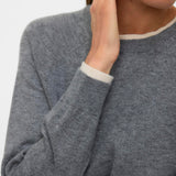 Jersey VERO MODA Wonderful Medium Grey Melange / Birch