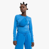 Riñonera Colorful Standard x Eastpak Springer Pacific Blue - ECRU