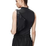 Riñonera Rains Impermeable Bum Bag Mini Black - ECRU