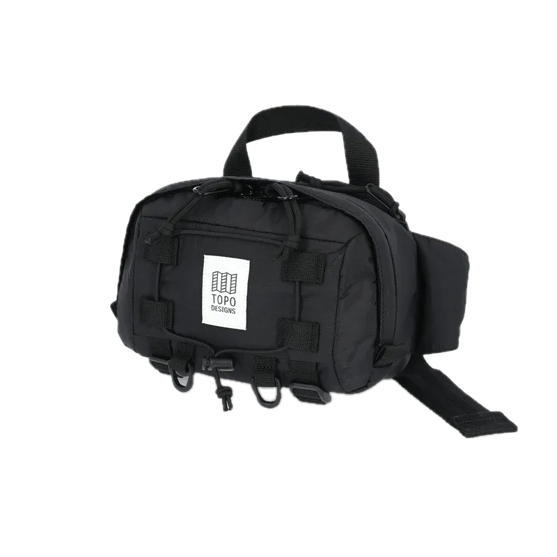 Riñonera Topo Designs Mountain Hip Pack Black - ECRU