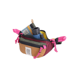 Riñonera Topo Designs Mountain Waist Burgundy Dark Khaki - ECRU