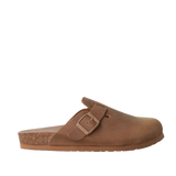 GENUINS Riva Oiled Leather Clay Clogs 