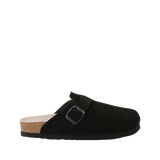 GENUINS Riva Velours Clogs in Schwarz 