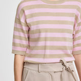 B.YOUNG Morla Rosé-Löffelbill-Pullover