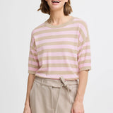 B.YOUNG Morla Rosé-Löffelbill-Pullover