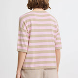 B.YOUNG Morla Rosé-Löffelbill-Pullover