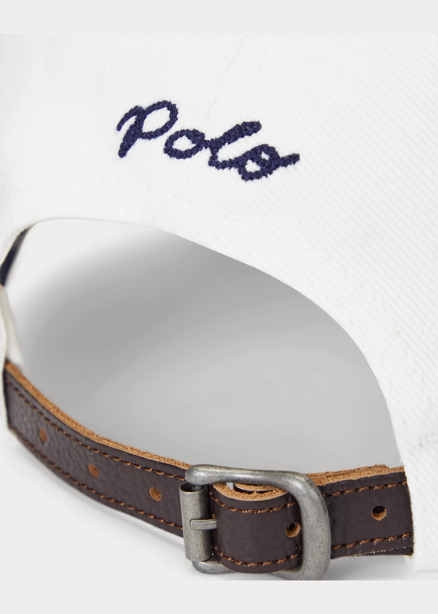 Polo Ralph Lauren Twill-Kappe mit Deckwash-Weiß-Applikation
