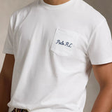 POLO RALPH LAUREN – Klassisches Jersey-T-Shirt mit Polo Bear in Weiß