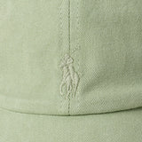 POLO RALPH LAUREN Twill Cap with Mineral Stone Green Dye
