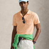 POLO RALPH LAUREN Terry Polo Shirt Dyed with Amber Minerals 